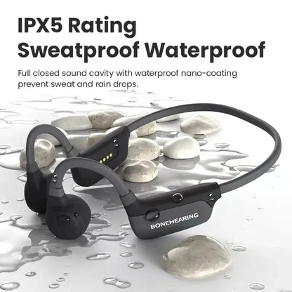 Wireless Bone Conduction Headphones for Seniors and Hearing Aid