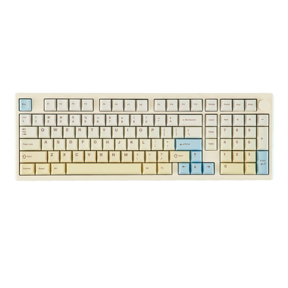 Yellow Wisteria V2 96% ANSI Mechanical Keyboard Wired & BT
