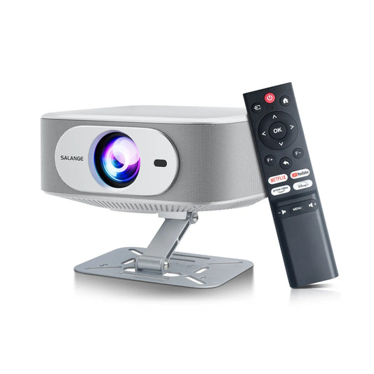 Native 1080p Projector with Holder Electronic Focus and Auto Correction
