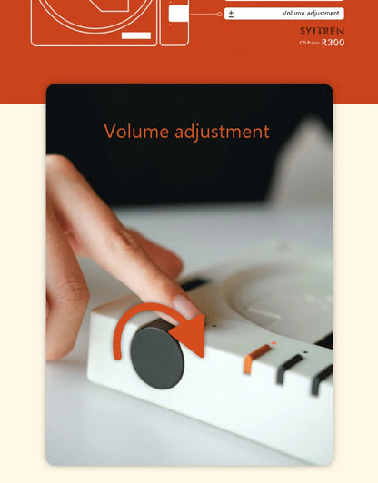 Wireless HiFi CD Player with Digital Optical Output