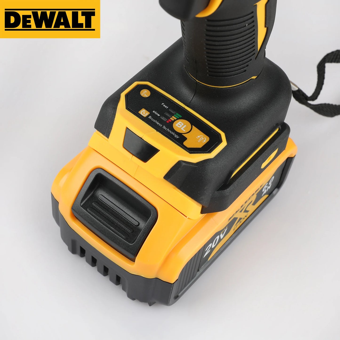 20V Cordless 1/2" Impact Wrench with Variable Speed