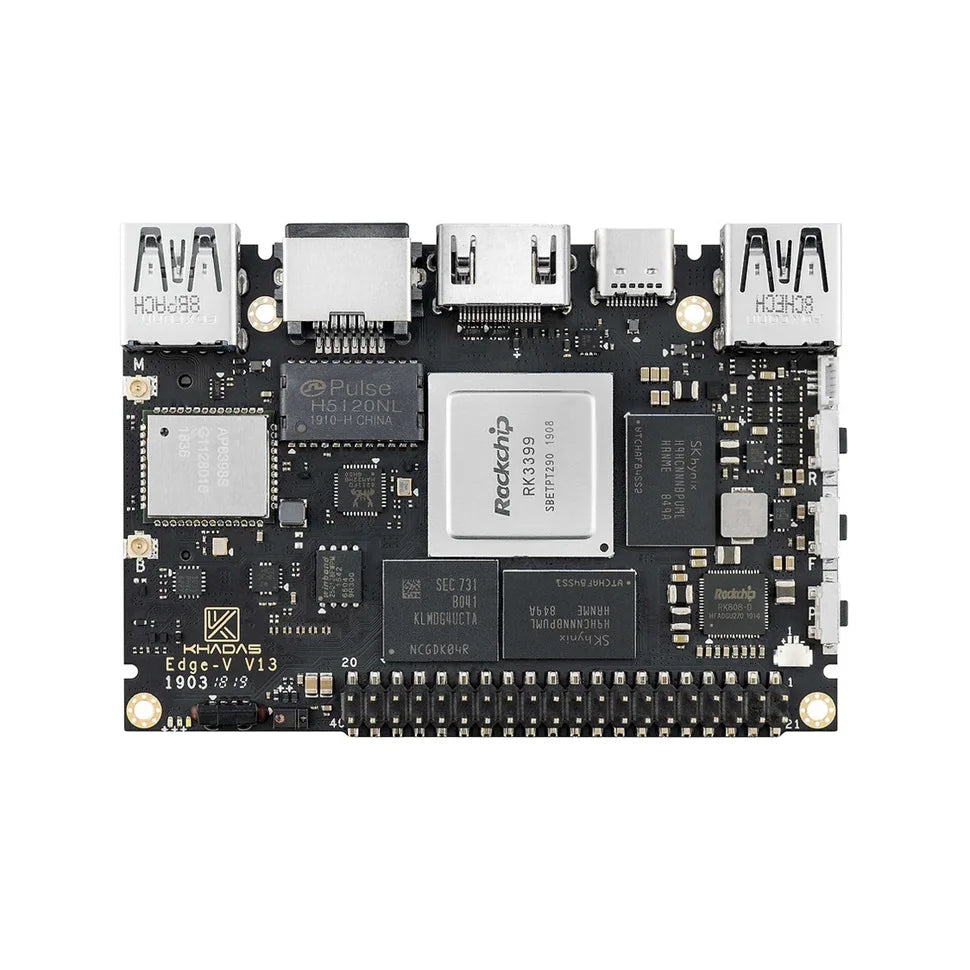 Edge V Pro RK3399 4GB + 32GB 4K AI SBC