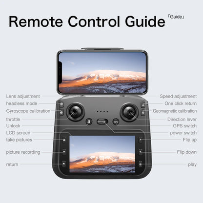 3-Axis Anti-Shake Drone with 4K HD Camera
