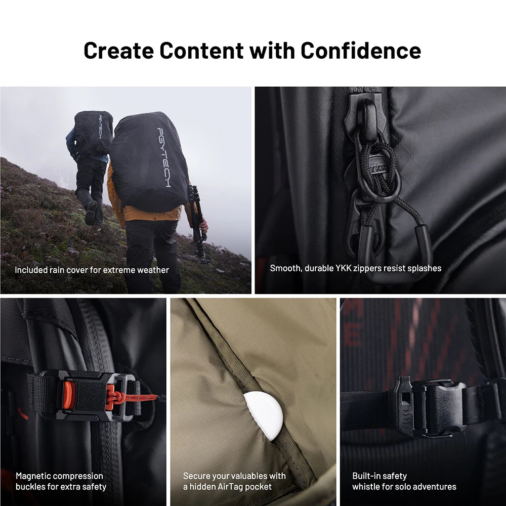 Travel Camera Backpack 25L for Outdoor Photography