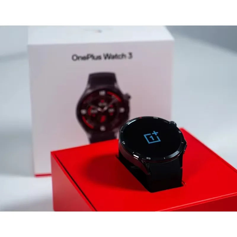 OnePlus Watch 3 Obsidian Titanium 1.5in AMOLED Wear OS Smartwatch