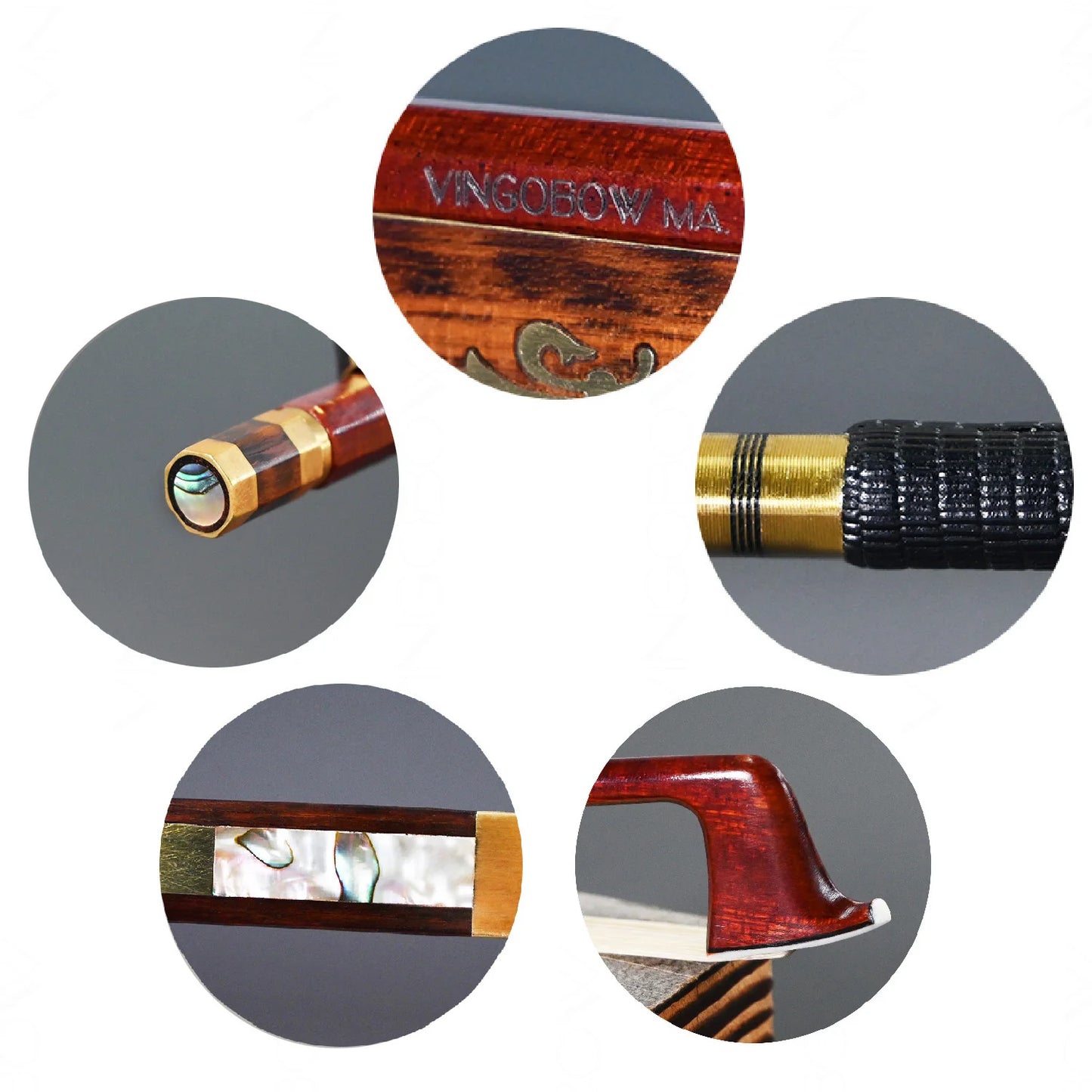 Professional 4/4 Hybrid Carbon FiberViolin Bow