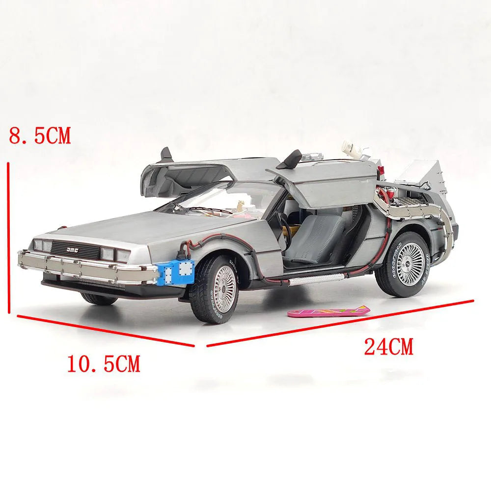 1:18 Diecast Back to the Future Time Machine Model