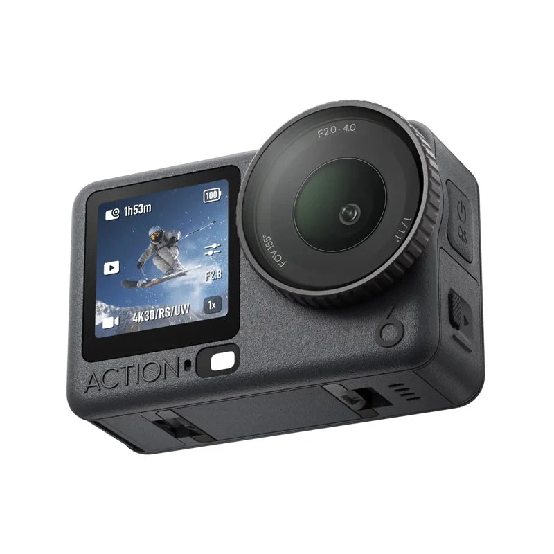 4K Action Camera 1/1.1-Inch Sensor Variable Aperture