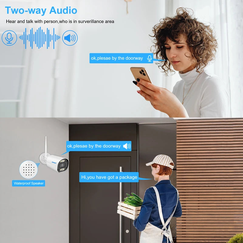 3MP WiFi CCTV Security Camera System with 8CH NVR