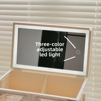 Acrylic Jewelry Display Case for Rings and Necklaces