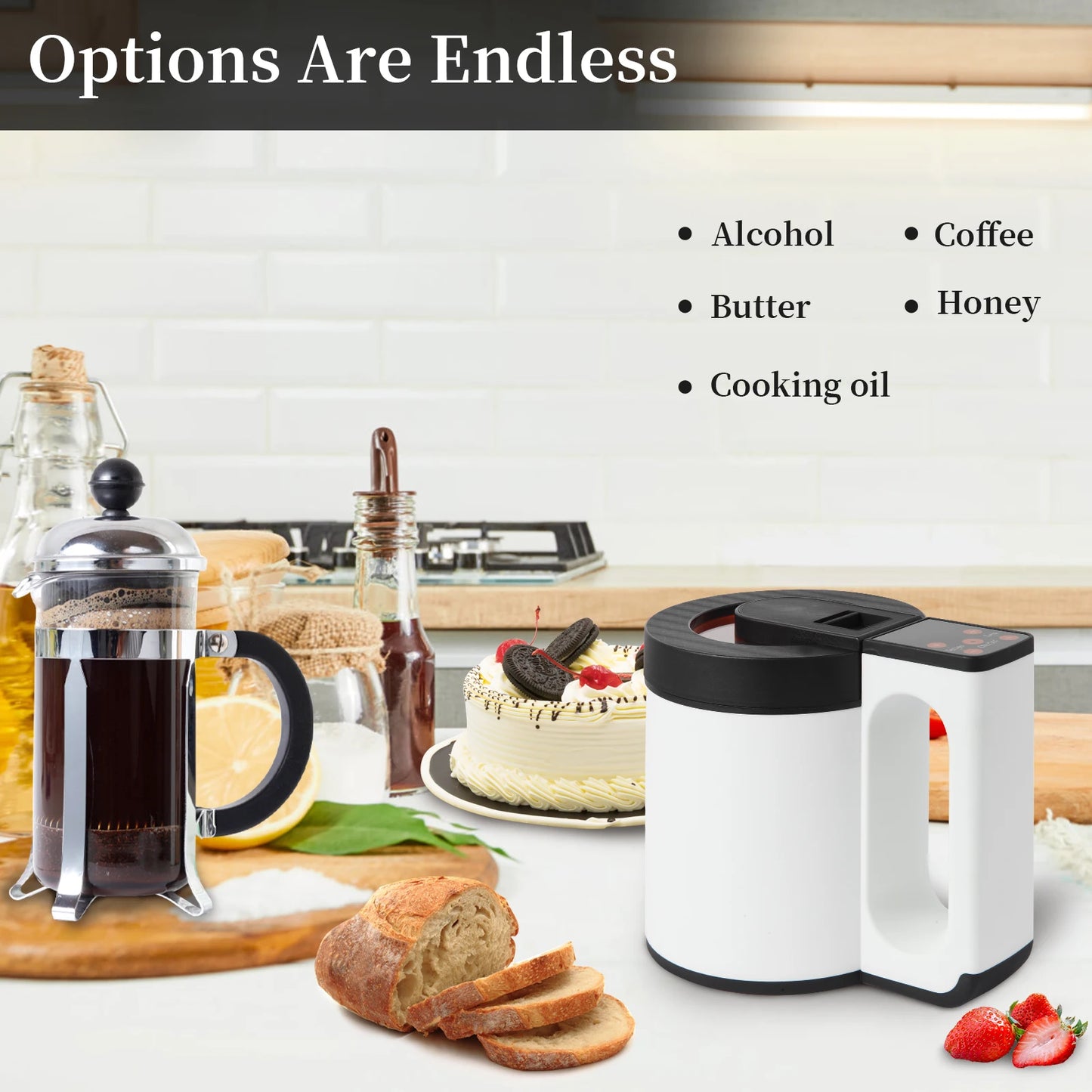 Portable Herb Decarboxylator and Oil Infusion Machine