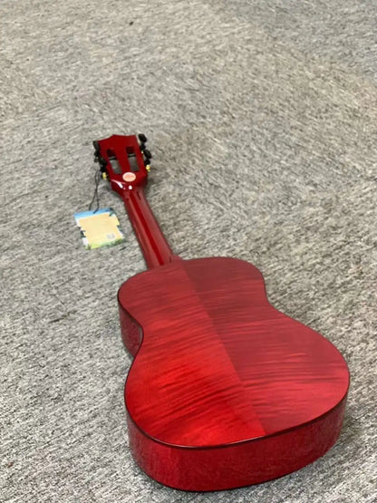 Tenor Acoustic Ukulele with Solid Flame Maple Body