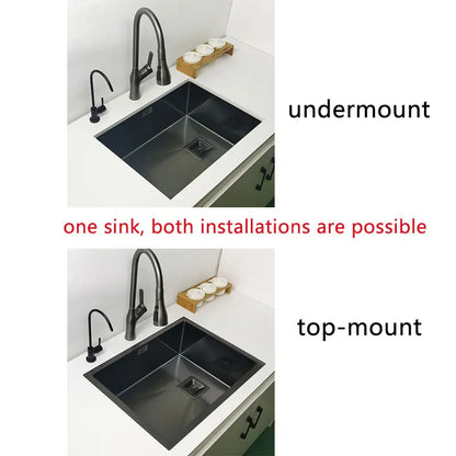 45x40 Stainless Steel Kitchen Sink Above Counter