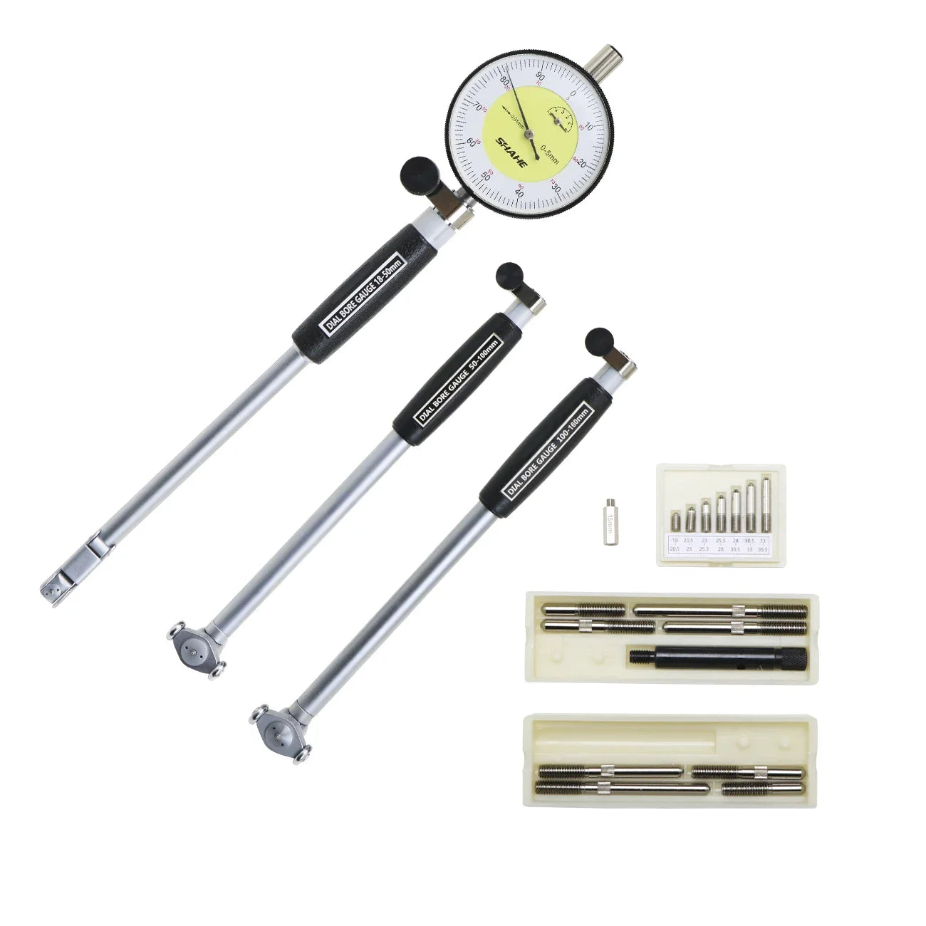 Precision Dial Bore Gauge Set 18–160mm for Engine Measurement