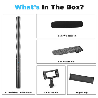 Professional Shotgun Microphone Audio Recorder for Filmmaking