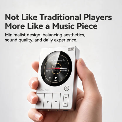 Portable HiFi Music Player 128GB 32Bit DSD256 Bluetooth