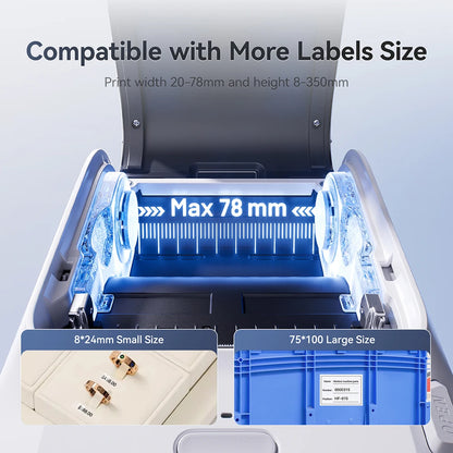 DIY Thermal Sticker Printer 60x40mm 2 Rolls