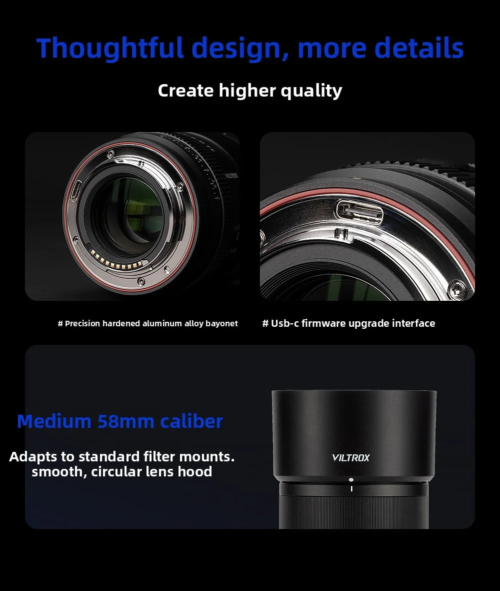 85mm F2 Auto Focus Prime Lens Sony FE Mount