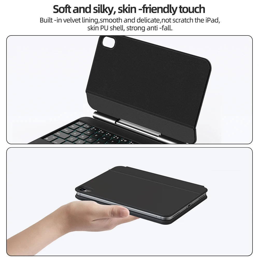 iPad Mini 8.3 Inch Keyboard Case with Cantilever Stand