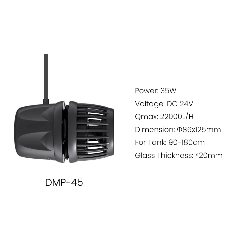 Smart Bluetooth Aquarium Wavemaker Pump for Freshwater and Saltwater