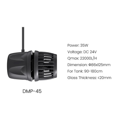 Smart Bluetooth Aquarium Wavemaker Pump for Freshwater and Saltwater