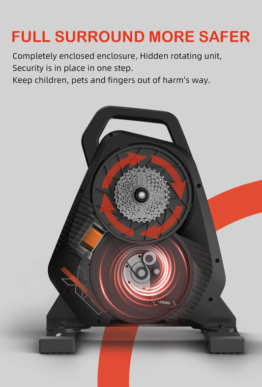 Smart Bike Trainer with Built-in Power Meter for Home