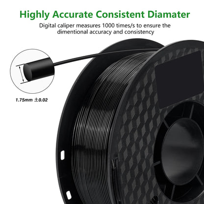 Gray PETG Filament 10KG Clog-Free