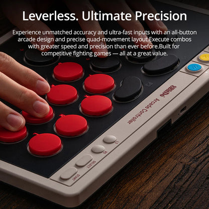 Low-Profile Mechanical Arcade Controller for Switch PC