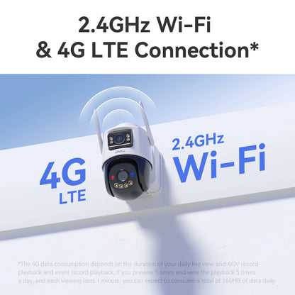 10MP Dual Lens 4G LTE Solar Security Camera
