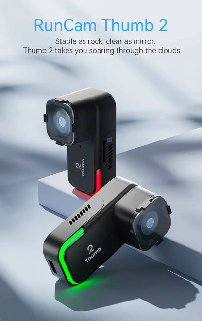 Compact 4K HD Thumb Camera for FPV and Action Recording