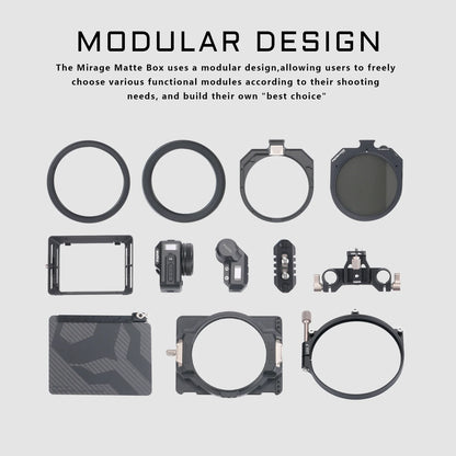Mirage K1 Camera Matte Box with VND Filters