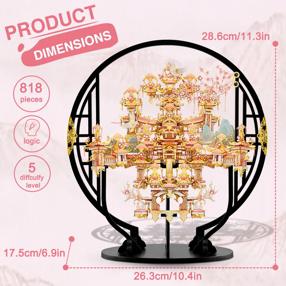 3D Metal Jigsaw Model Building Puzzle DIY Set