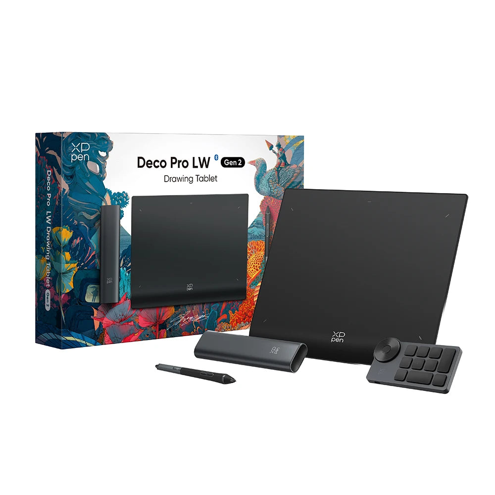 Wireless 16K Pressure Graphics Tablet with Digital Stylus