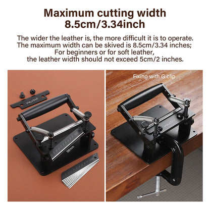 Manual Leather Skiving Machine for DIY Leatherwork
