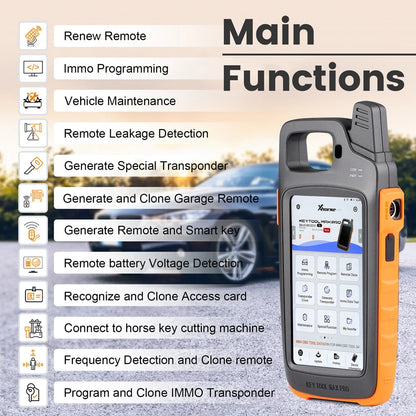 Portable Vehicle Key Coding Tool with OBD Functions