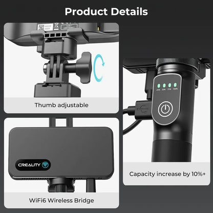 Wireless Upgrade Kit for 3D Scanner with WiFi6 Support