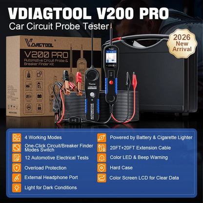 Automotive Circuit Tester with Relay & Fuse Finder V200 PRO
