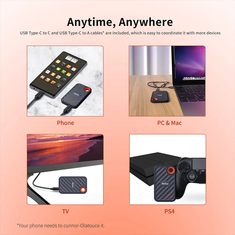 2TB USB-C Portable Solid State Drive
