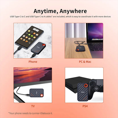 2TB USB-C Portable Solid State Drive