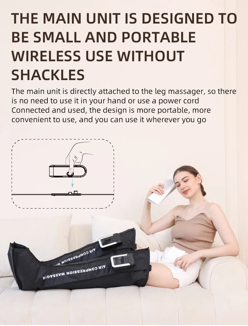 Professional Double Leg Recovery System with Sequential Compression