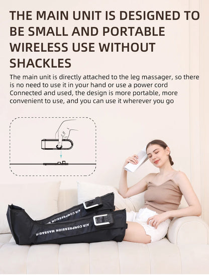 Professional Double Leg Recovery System with Sequential Compression