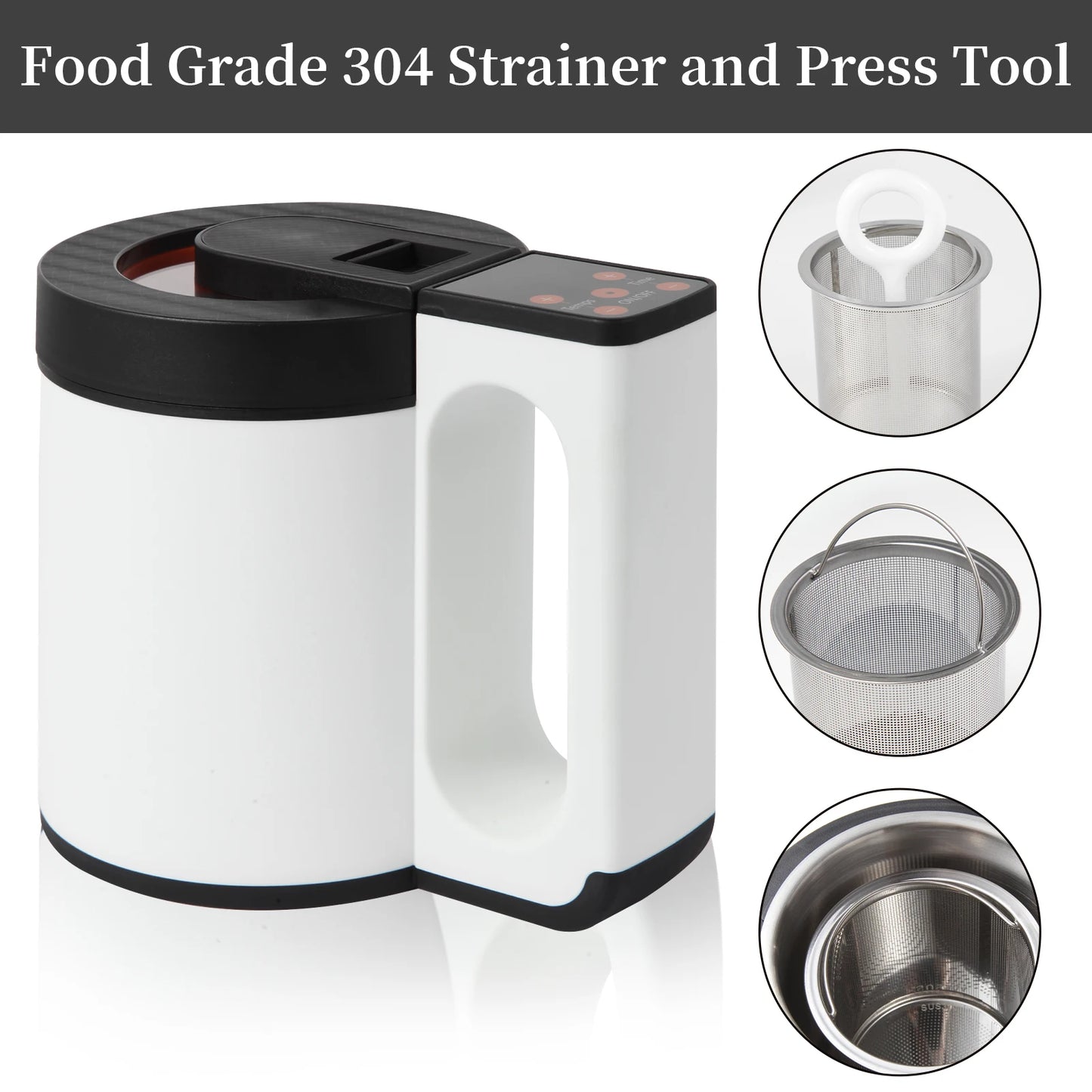 Portable Herb Decarboxylator and Oil Infusion Machine