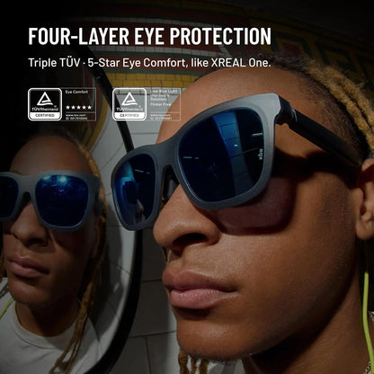 AR Smart Glasses 147 Inch HDR Virtual Display 1600 Nits