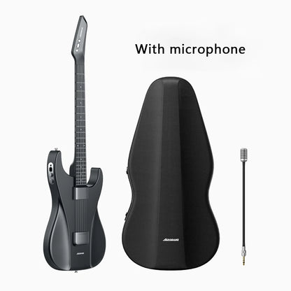 Complete Black Guitar Kit with Carry Bag & Accessories