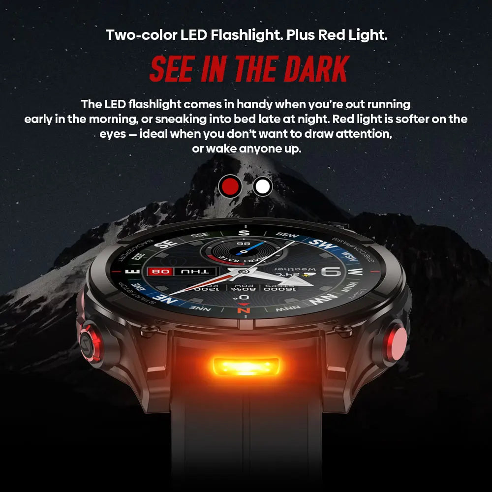 1.43 Inch AMOLED Fitness Smart Watch GPS Workout Tracker
