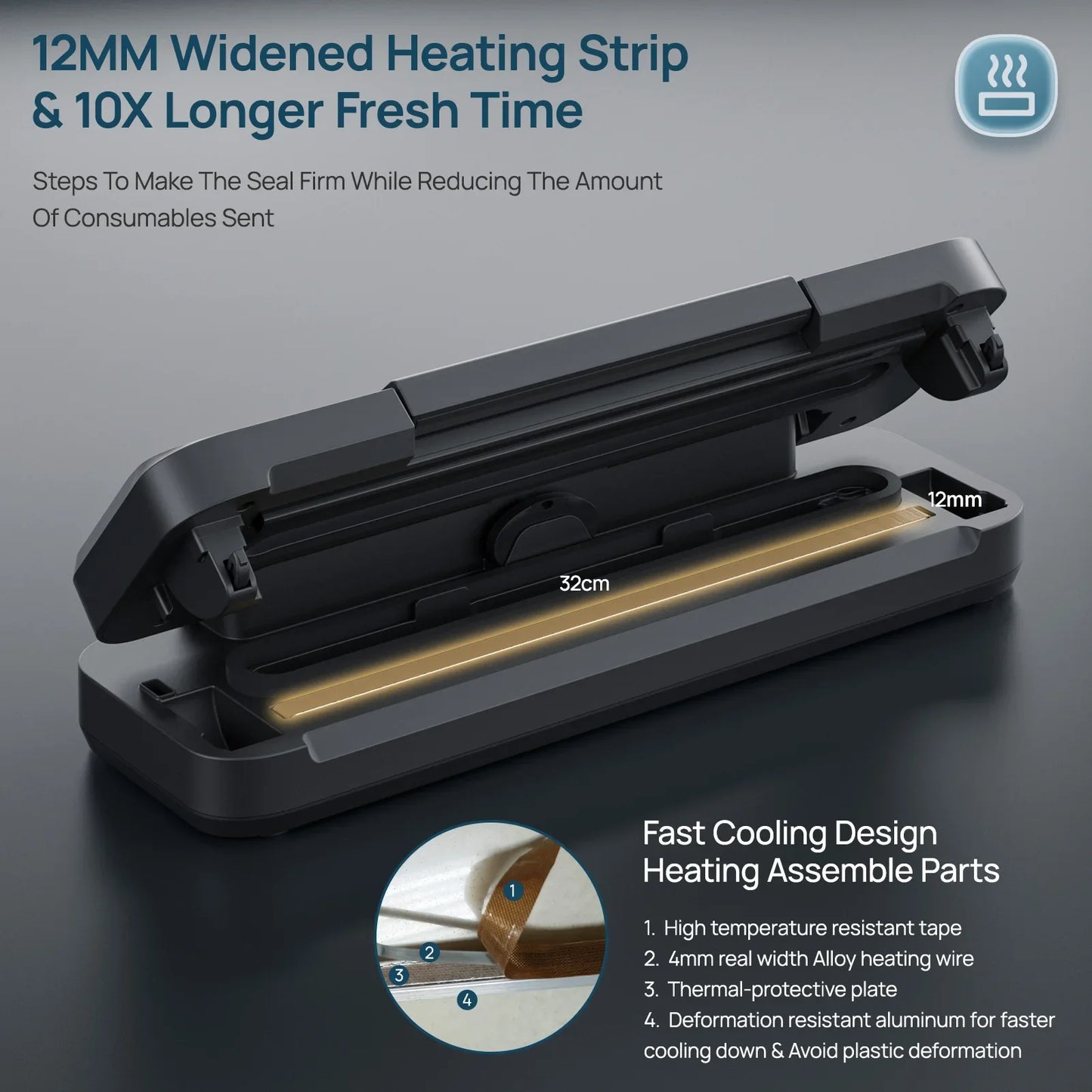 Multifunction Vacuum Sealer for Sous Vide and Food Storage