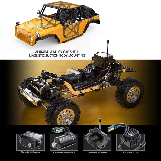 Professional Off-Road RC Truck with Sensored Motor