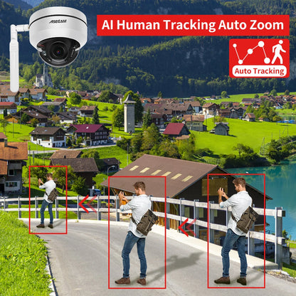5MP PTZ WiFi Security Camera 5X Optical Zoom Outdoor