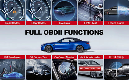OBD2 Car Diagnostic Scanner with 28 Reset Functions
