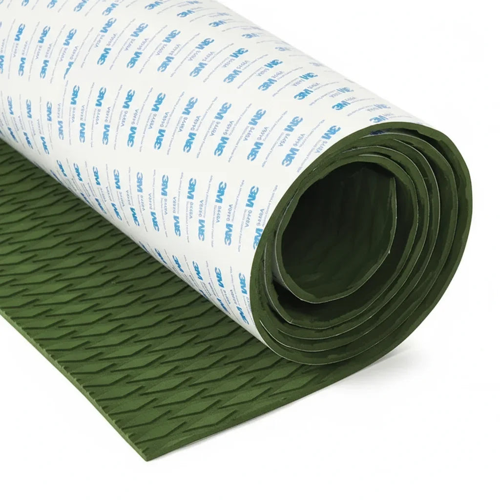 2400x1200 Non-Slip Deck Grip Mat for Kayak Olive Green
